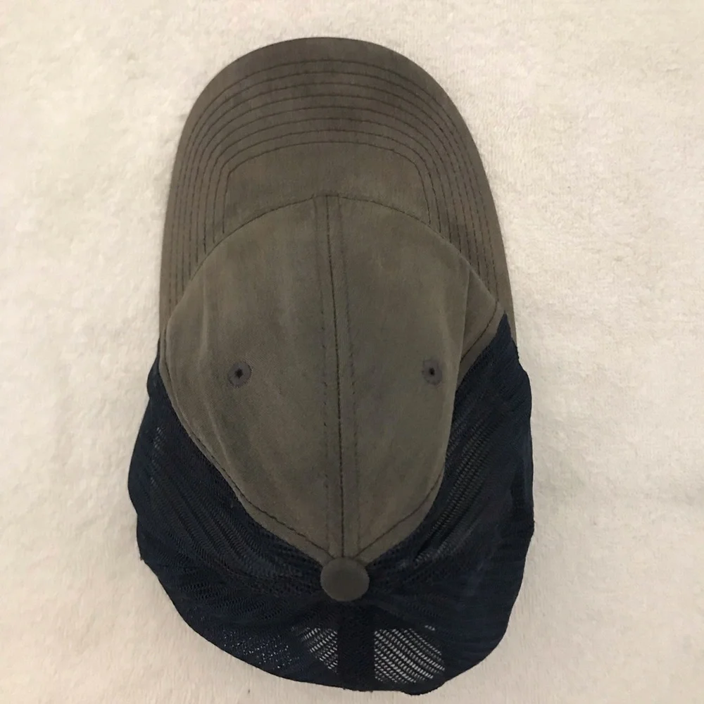 Richardson Adjustable Snap Back Grey/Green/Blue Trucker Hat